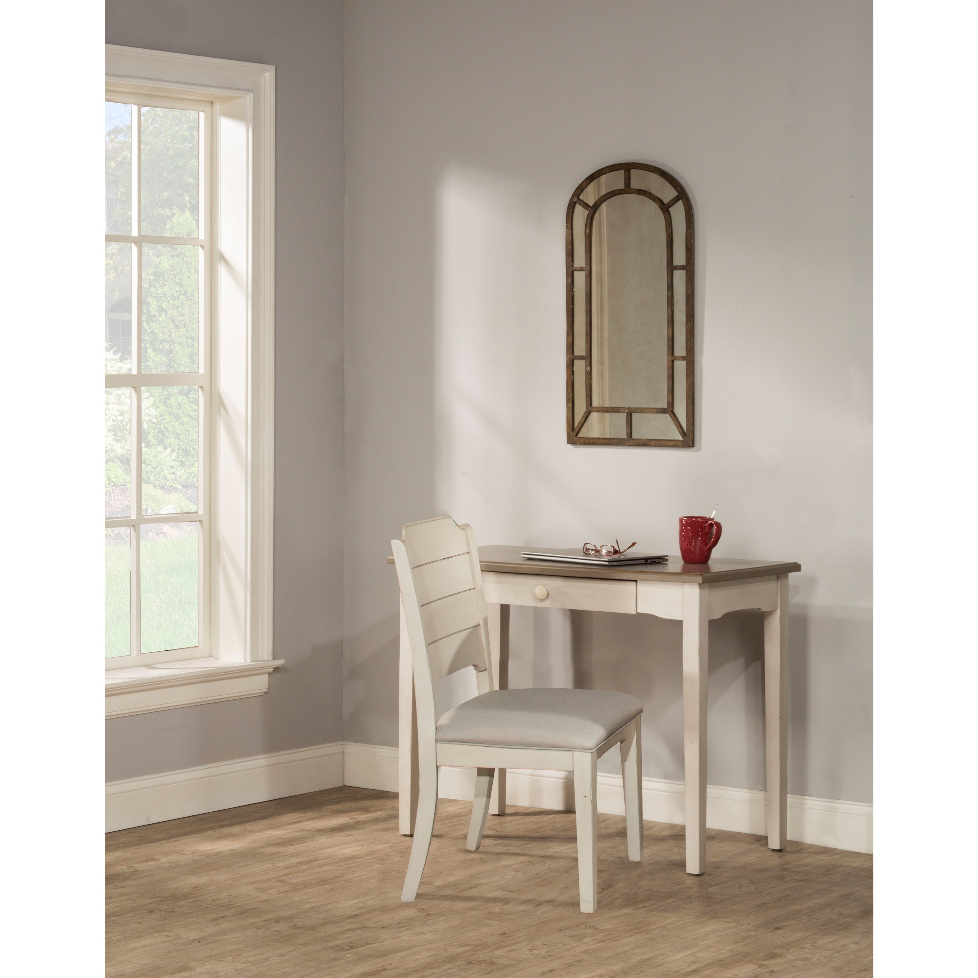 Two tone store farmhouse desk